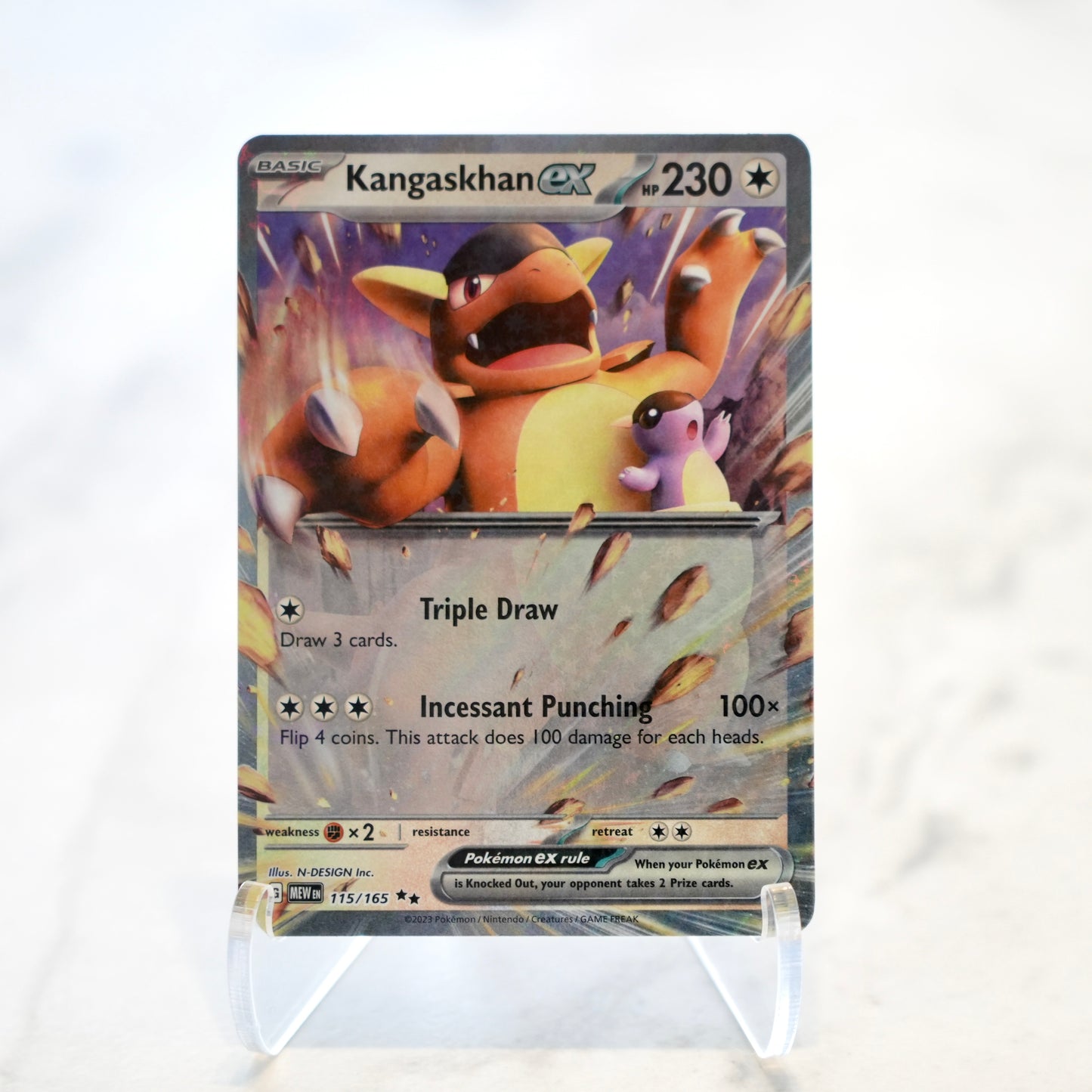 POKEMON Kangaskhan ex (115/165) [Scarlet & Violet 151]