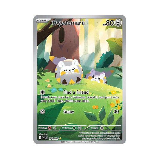 POKEMON Togedemaru - 104/094 - ME02: Phantasmal Flames (PFL)