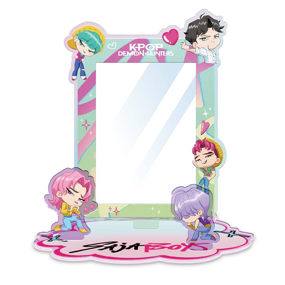 K-Pop Demon Hunters Acrylic Card Frame - Saja Boys