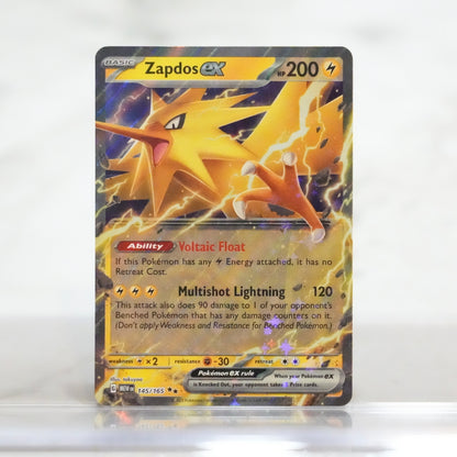 POKEMON Zapdos ex (145/165) [Scarlet & Violet 151]