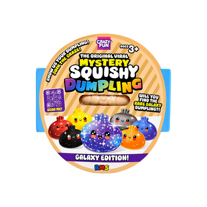 Crazy Fun Mystery Galaxy Dumpling sealed blind box mini bamboo steamer basket packaging white background studio photo