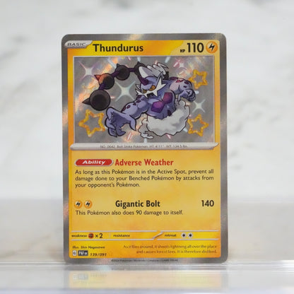 POKEMON Thundurus (139/091) [Scarlet & Violet: Paldean Fates]