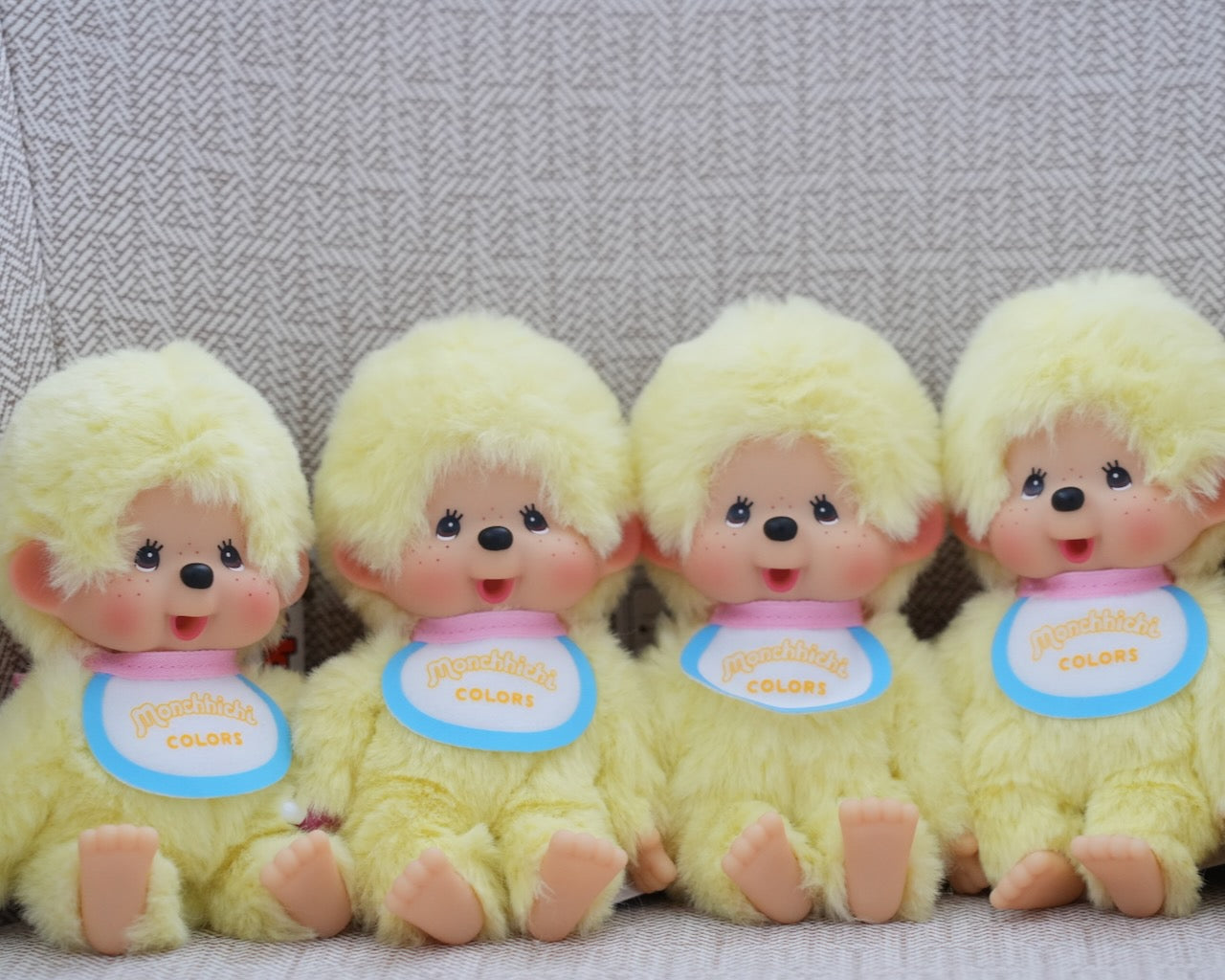 Monchhichi - Colours Keychain(Yellow)