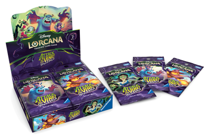 Disney Lorcana TCG Attack of the Vine Japanese Booster Box featuring collectible Disney and Pixar trading cards
