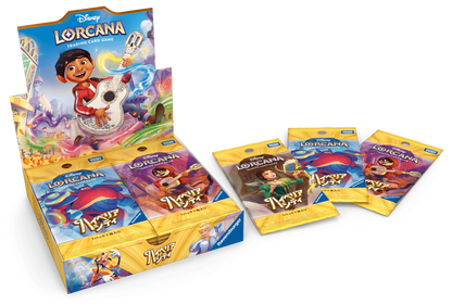 Disney Lorcana TCG Hyperia City Japanese Booster Box featuring Disney and Pixar collectible trading cards