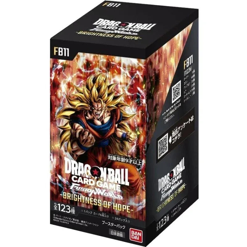 Dragon Ball Super Card Game Fusion World BRIGHTNESS OF HOPE FB11 Japanese Booster Box with 24 packs