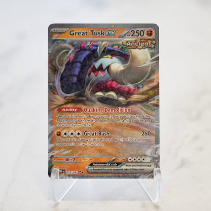 POKEMON Great Tusk ex (053/091) [Scarlet & Violet: Paldean Fates]