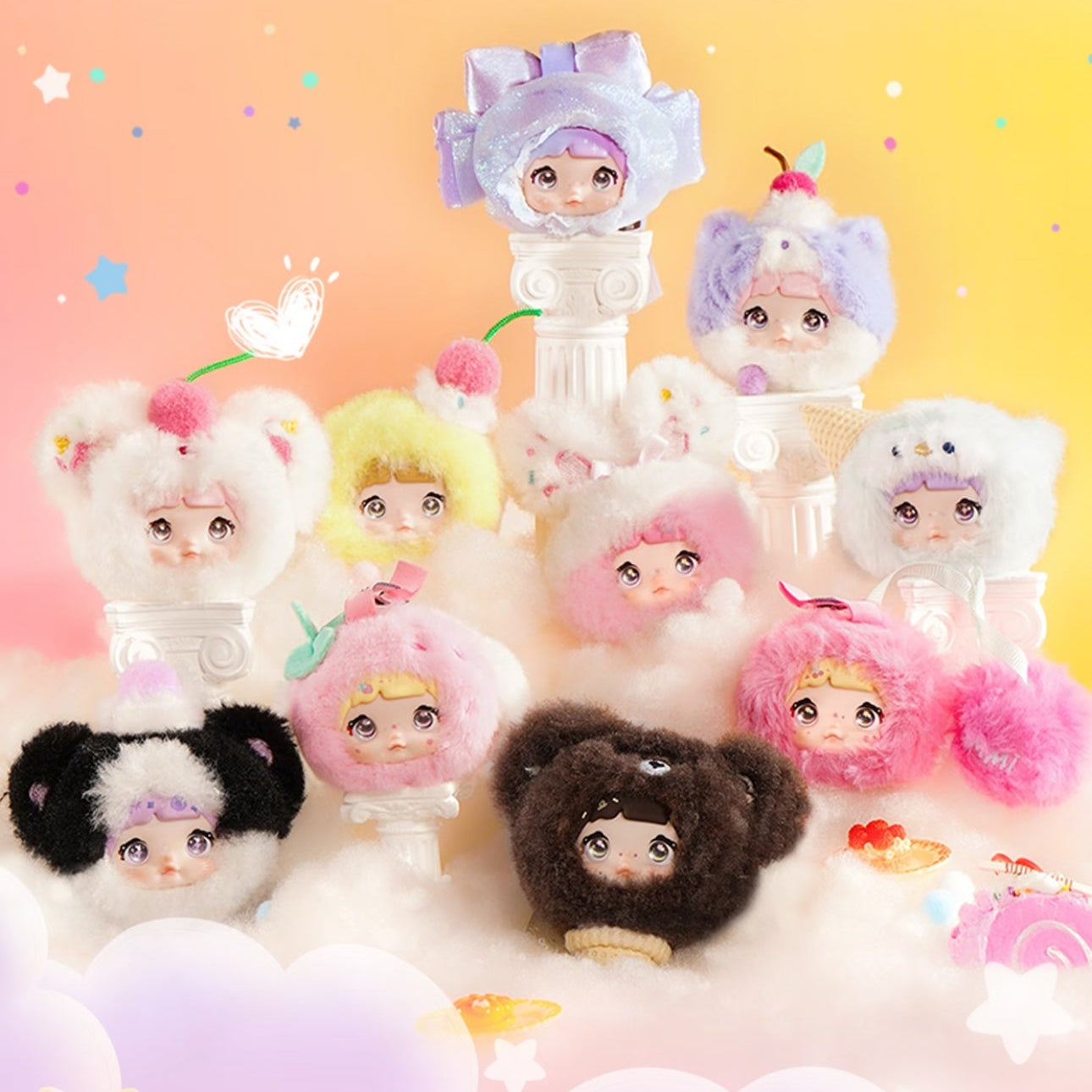 Nommi - 100% Sweetness Series Plush Blind Box – X-Playground