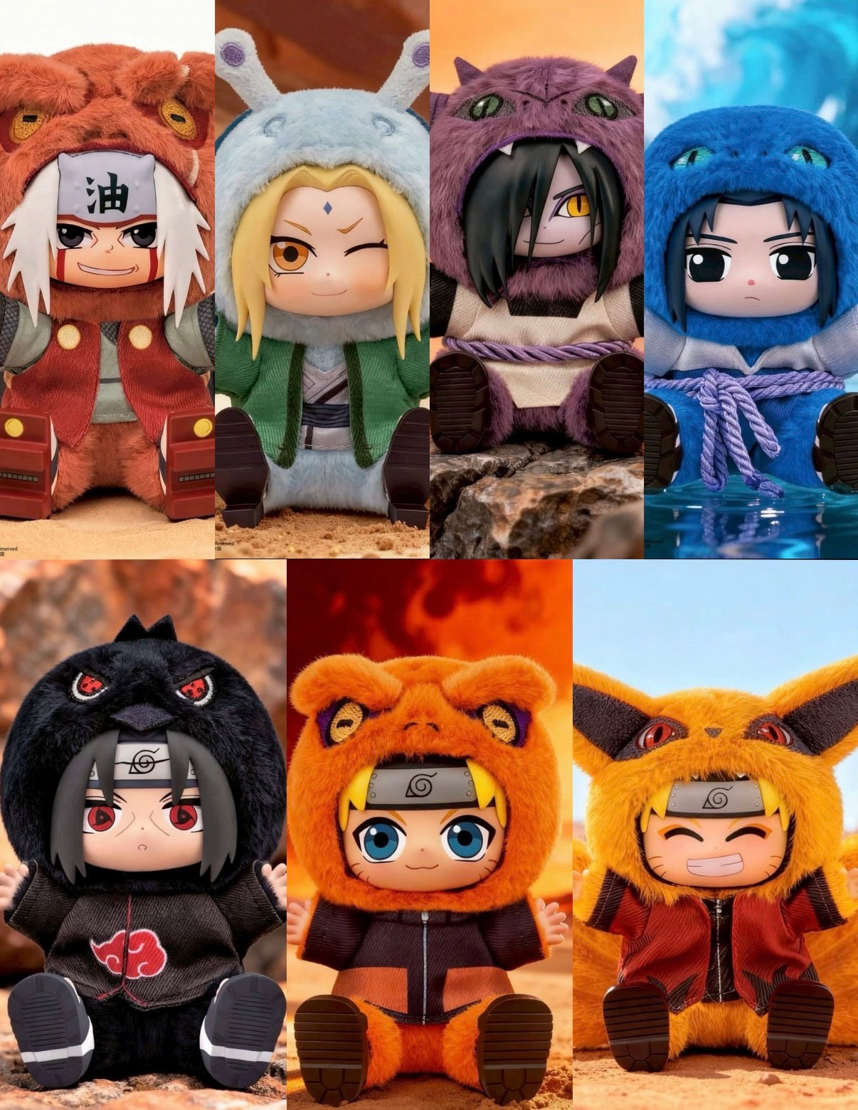 TOP TOY - Naruto Shippuden Cute Animals' Sit-in Party Series Blind Box