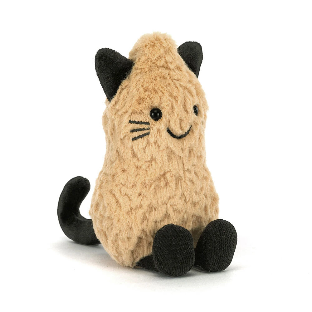 Jellycat Amuseables Peanut Cat Outfit plush accessory, cute peanut-themed cat costume