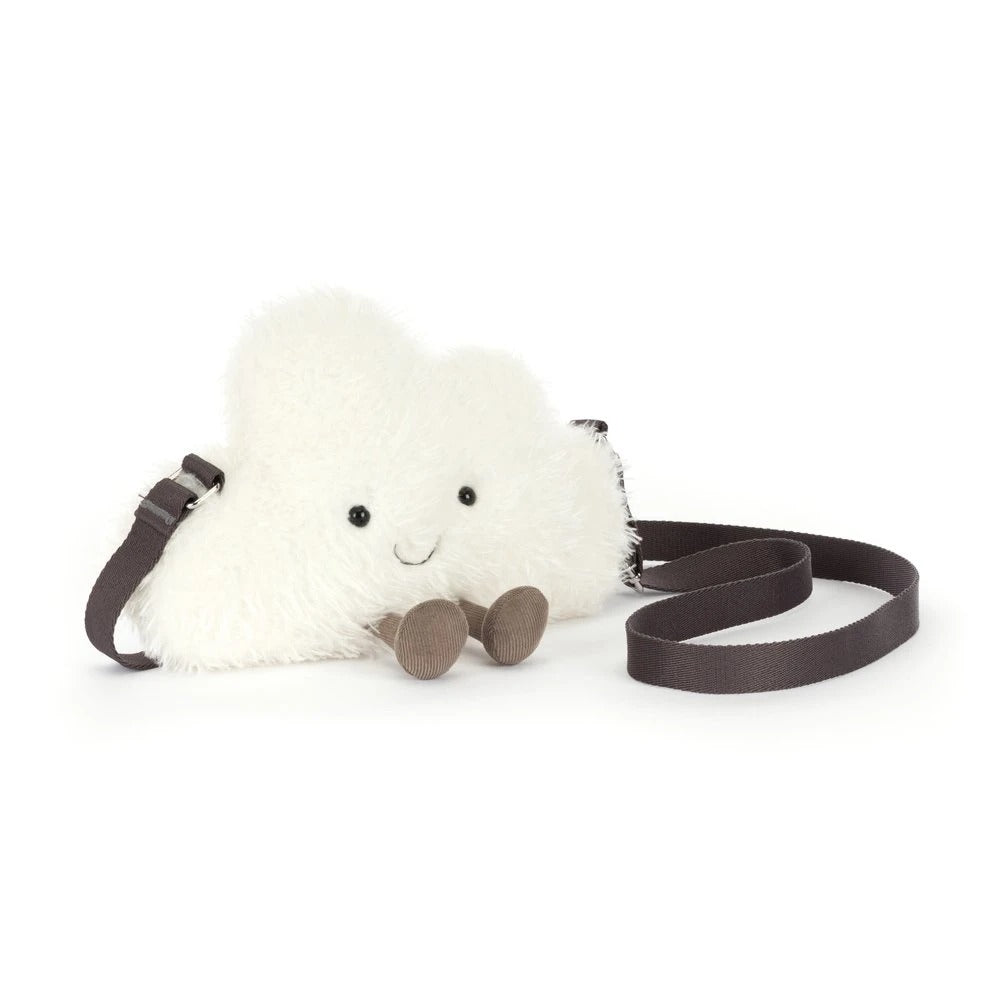 Jellycat Amuseables Stratto Cloud Shoulder Bag, cute cloud plush crossbody bag accessory