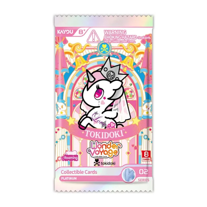 KAYOU tokidoki Wonder Voyage Roaming Edition Series 2 English foil pack with 8 collectible cards