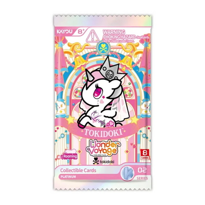 KAYOU tokidoki Wonder Voyage Roaming Edition Series 2 English foil pack with 8 collectible cards