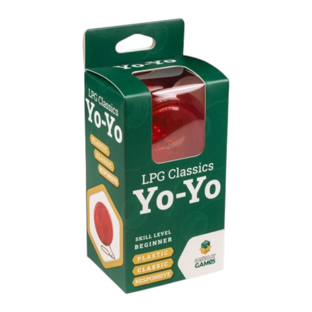 LPG Classics Plastic Responsive Yo-Yo packaged beginner skill toy