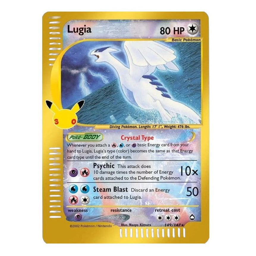Lugia ME 30th Celebration Classic Collection 30C Pokémon TCG card