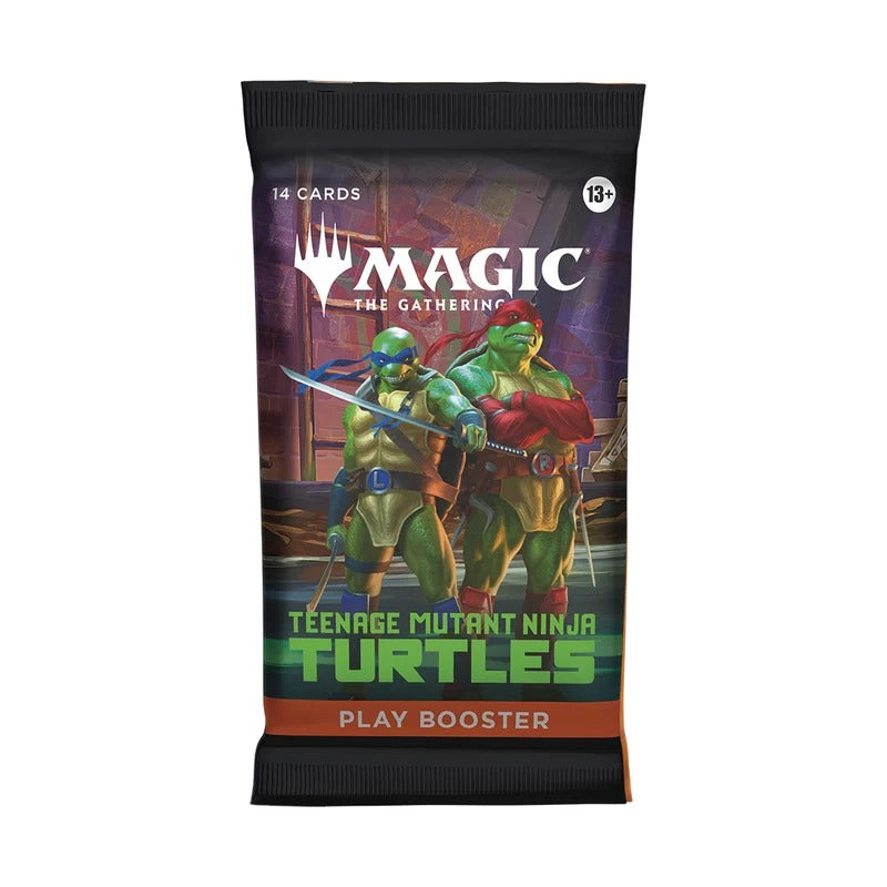 Magic The Gathering Teenage Mutant Ninja Turtles Play Booster Pack with 14 collectible trading cards