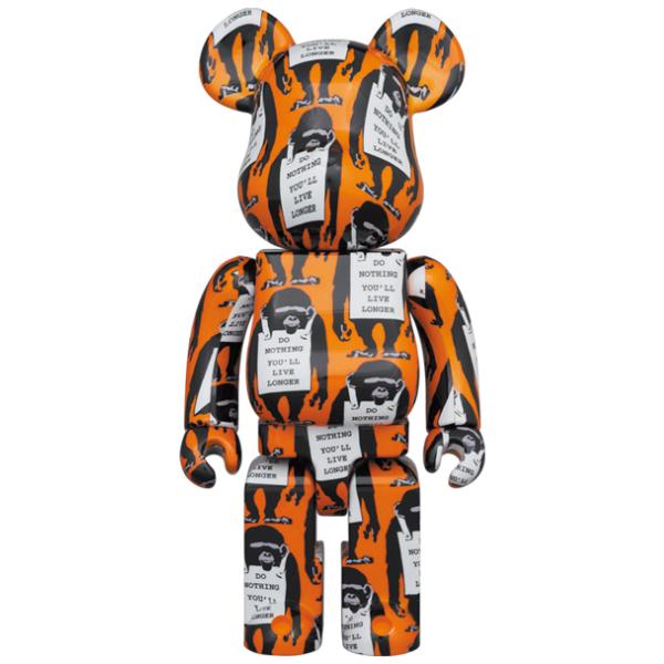 1円スタート】BE@RBRICK MONKEY SIGN 100％&400％ ×3個セット BE
