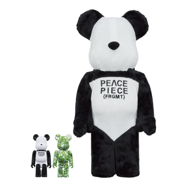 BE@RBRICK fragmentdesign PANDA 100％ & 400％ 3PCS