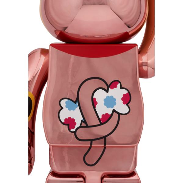 BE@RBRICK Peko-Chan x Maneki-Neko 1000％ (Rose Gold)