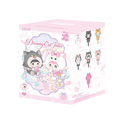 Nommi Disney Dreamy Cat Tales Series plush doll blind box featuring collectible Disney cat character pendants