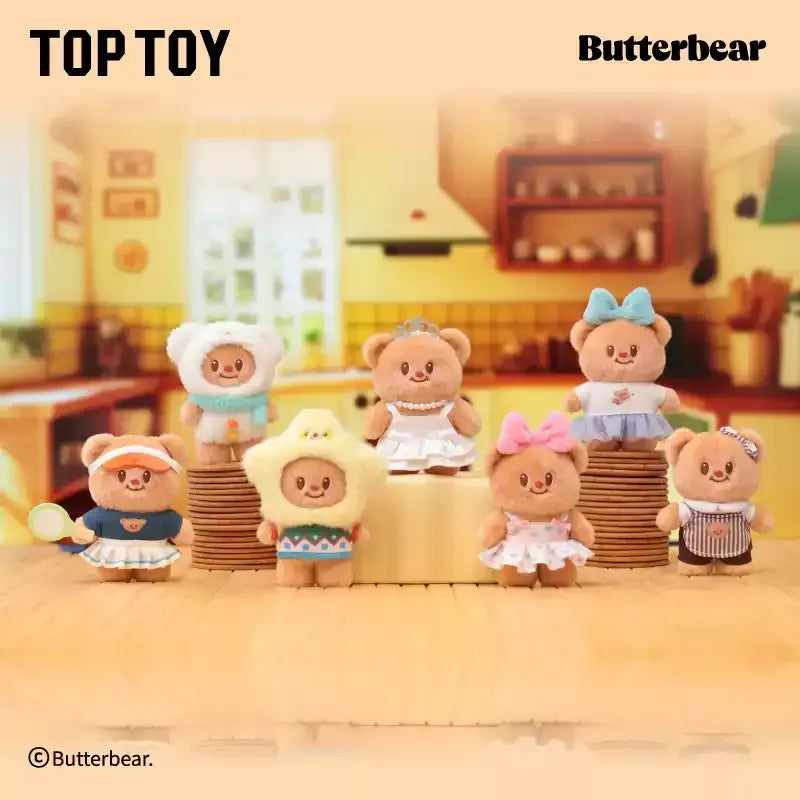 TOP TOY - Butterbear Versatile Wardrobe Plush Pendant Series