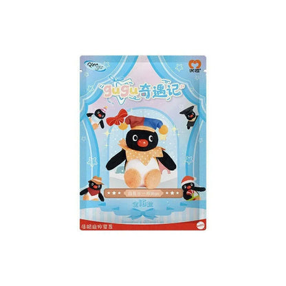 Youmai Pingu GuGu Adventure Series mini plush blind bag, 6cm multi-adventure role fluffy penguin hanging keychain cartoon mystery collectible blind pouch display