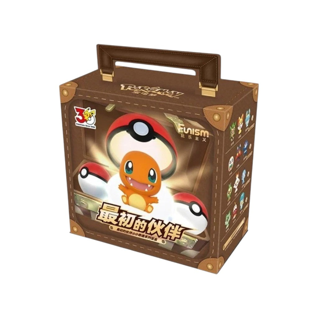 Pokémon Palmsize Wonders First Partner Blind Box by Funism with three Pokémon mini figures and Poké Balls