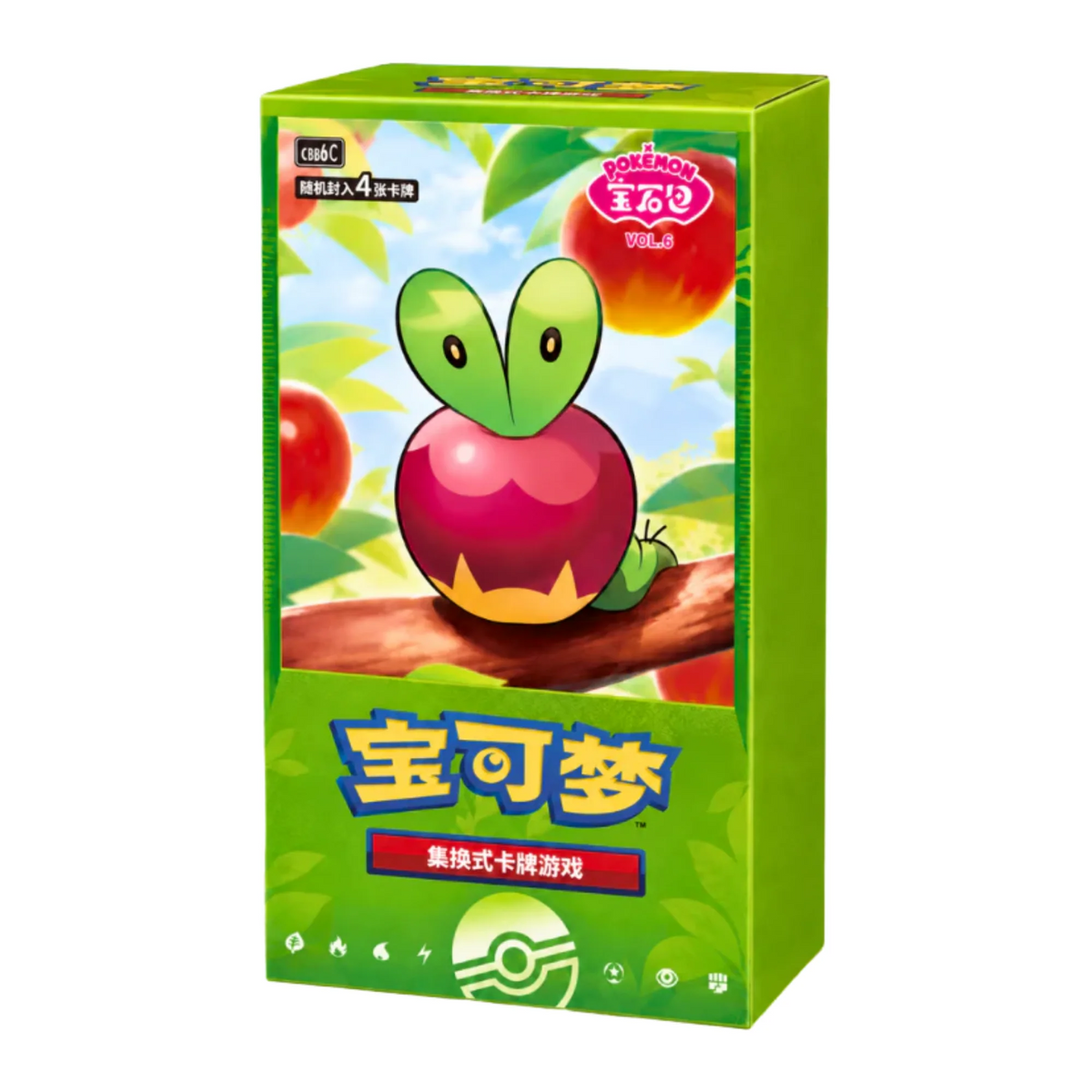 Pokémon TCG Scarlet & Violet Gemstone Pack Vol.6 sealed retail Booster box, full factory-sealed case of all-holo Chinese Pokémon trading card booster packs