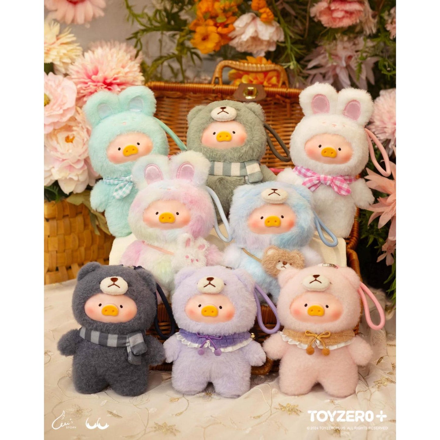 LuLu the Piggy - Joyful Time Series Plush Keychain
