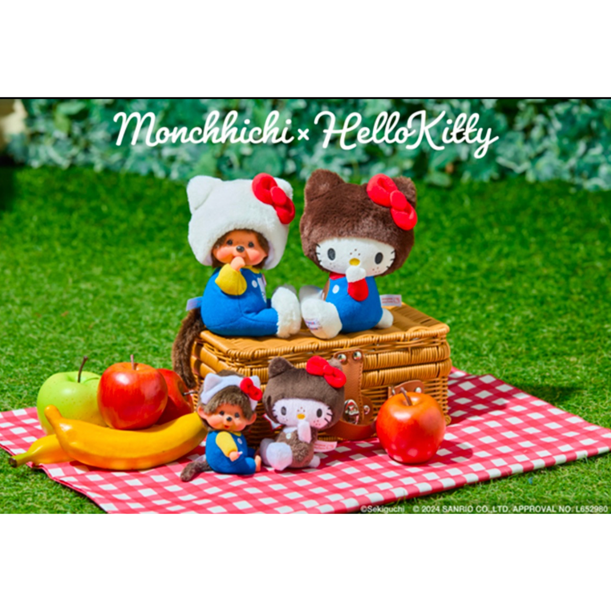 Monchhichi - Hello Kitty x Monchhichi Keychain(Monchhichi)