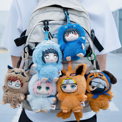 TOP TOY - Naruto Beast Party Plush Keychains Blind Box