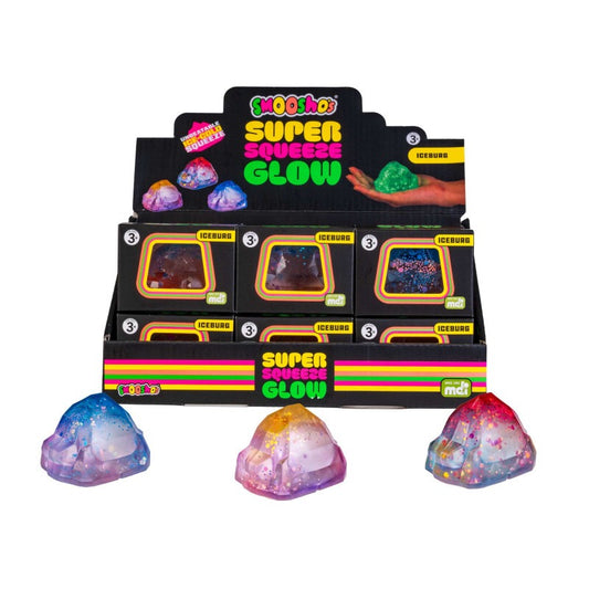 Smoosho's Super Squeeze Glow-in-the-Dark Iceberg Squishy