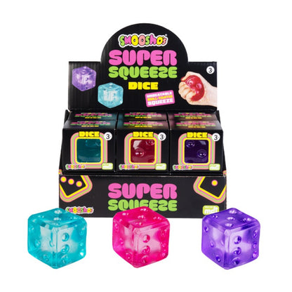 Smooshos Dice Super Squeeze squishy toy soft sensory stress relief toy
