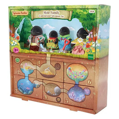 Sylvanian Families Mole Family Underground Adventure Set 40th Anniversary