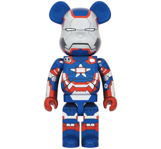 BE@RBRICK IRON MAN 3 (IRON PATRIOT) 1000％