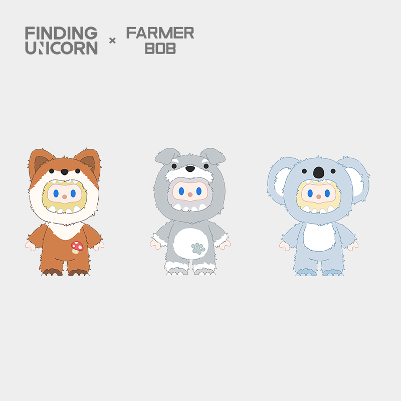 FINDING UNICORN - Farmer Bob Ani-Monster Figure Plush Series