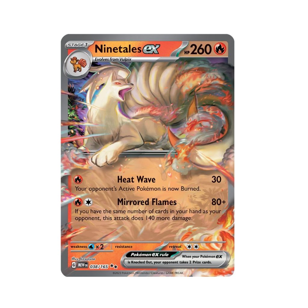 POKEMON Ninetales ex (038/165) [Scarlet & Violet 151]