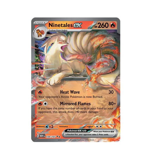 POKEMON Ninetales ex (038/165) [Scarlet & Violet 151]