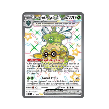 POKEMON Forretress ex (212/091) [Scarlet & Violet: Paldean Fates]