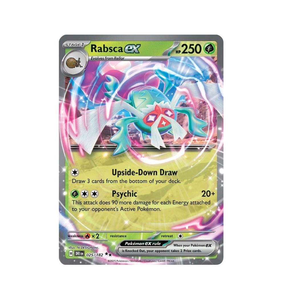 POKEMON Rabsca ex (025/182) [Scarlet & Violet: Destined Rivals]