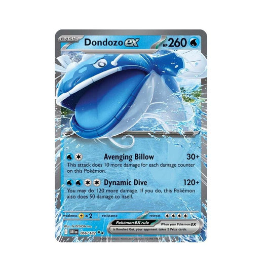 POKEMON Dondozo ex (066/182) [Scarlet & Violet: Destined Rivals]