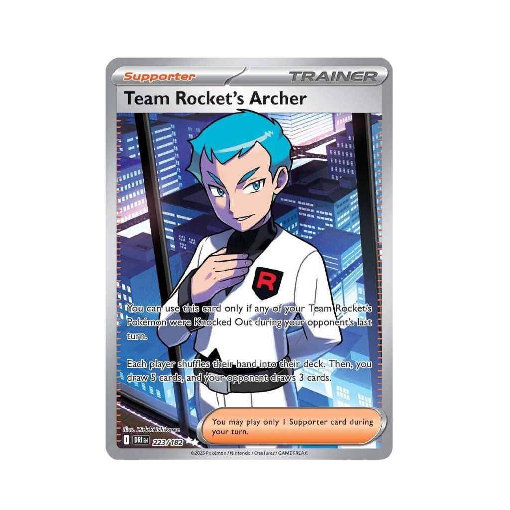 POKEMON Team Rocket's Archer (223/182) [Scarlet & Violet: Destined Rivals]