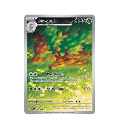 POKEMON Sawsbuck - 092/086 - SV: White Flare (WHT)