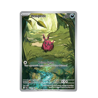 POKEMON Venipede - 132/086 - SV: Black Bolt (BLK)