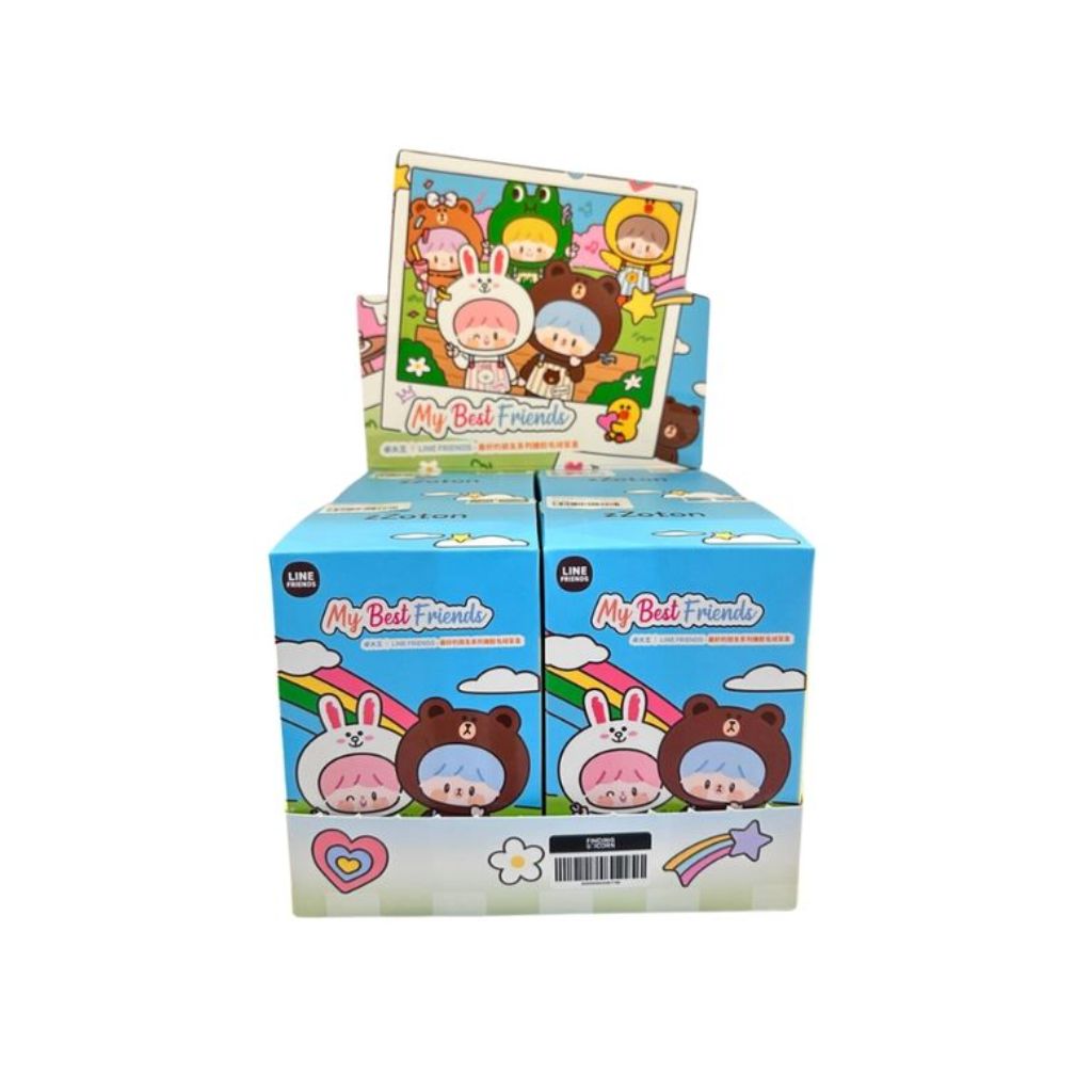 FINDING UNICORN - zZoton x Line Friends  My Best Friends Series Plush Blind Box