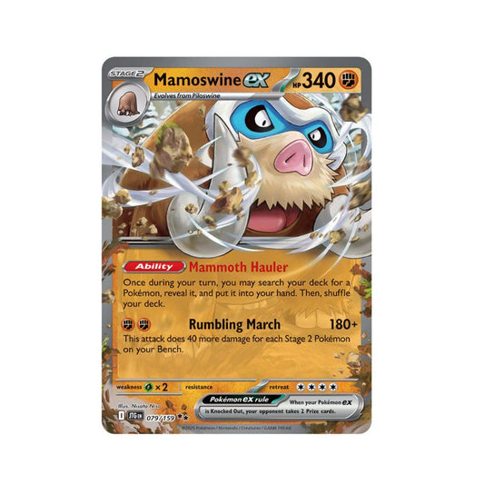 POKEMON Mamoswine ex (079/159) [Scarlet & Violet: Journey Together]