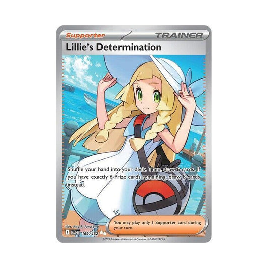 POKEMON Lillie's Determination - 169/132 - ME01: Mega Evolution (MEG)