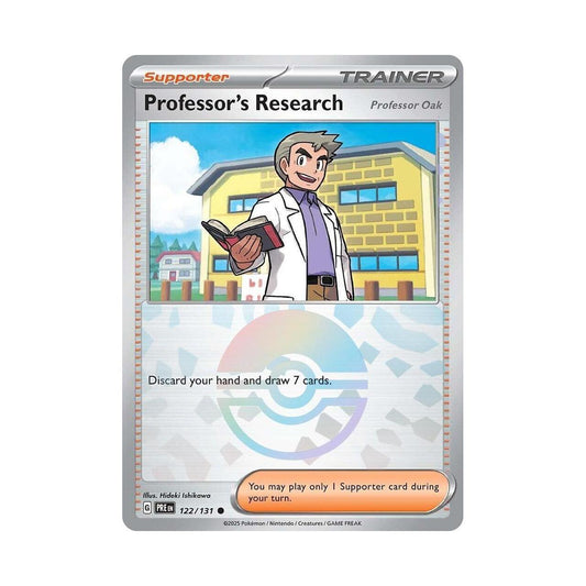 POKEMON Professor's Research [Professor Oak] (Poke Ball Pattern) - SV: Prismatic Evolutions (PRE)