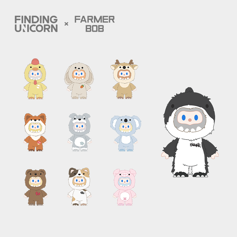 FINDING UNICORN - Farmer Bob Ani-Monster Figure Plush Series