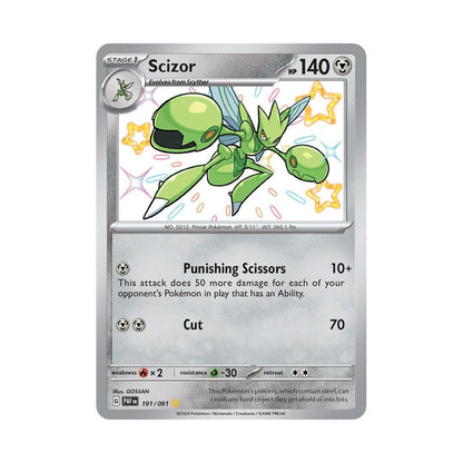 POKEMON Scizor (191/091) [Scarlet & Violet: Paldean Fates]